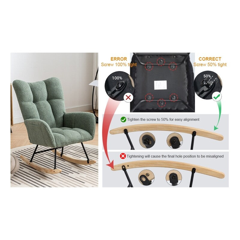 Rocking Chair With Pocket