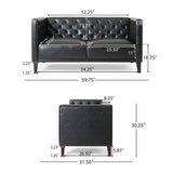 Rockney Upholstered Loveseat by Christopher Knight Home - 59.75" W x 31.50" D x 30.25" H