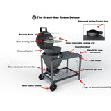 Rodeo Deluxe Steel Kamado Grilling Center
