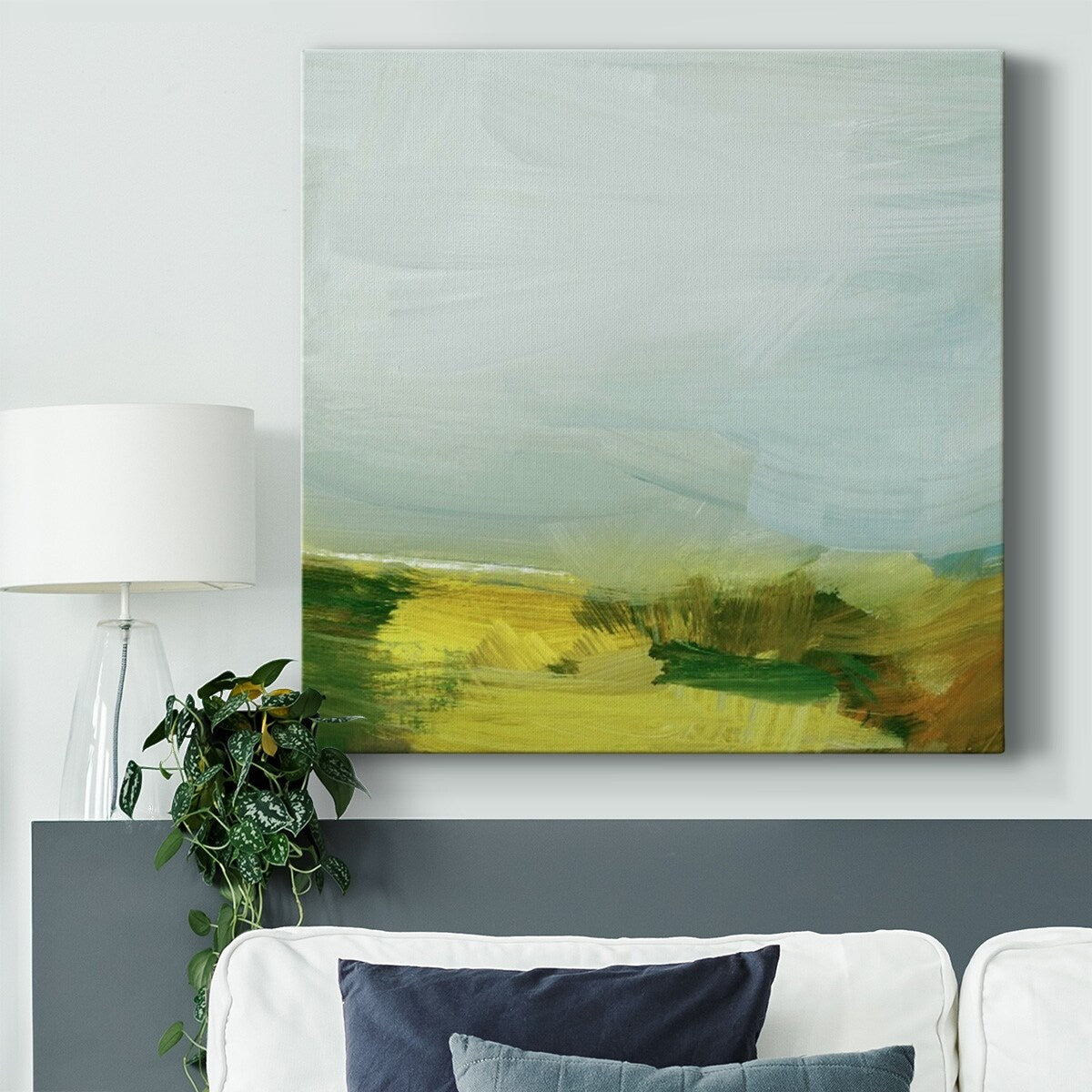 Rolling Hillside Impression III-Gallery Wrapped Canvas
