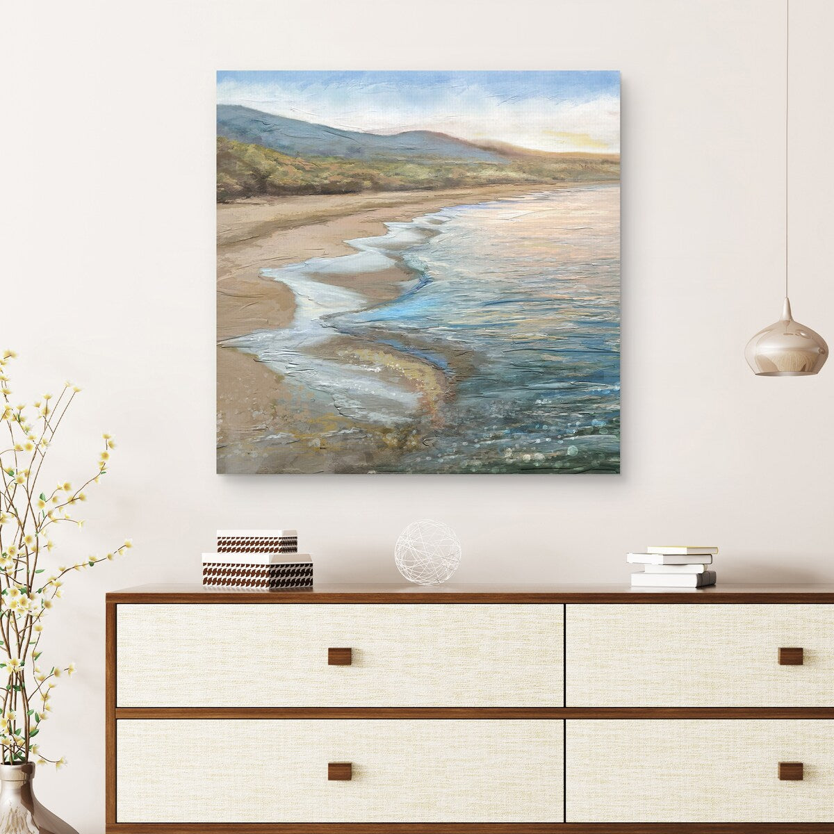 Rolling Tides by Studio Arts Canvas Art Print