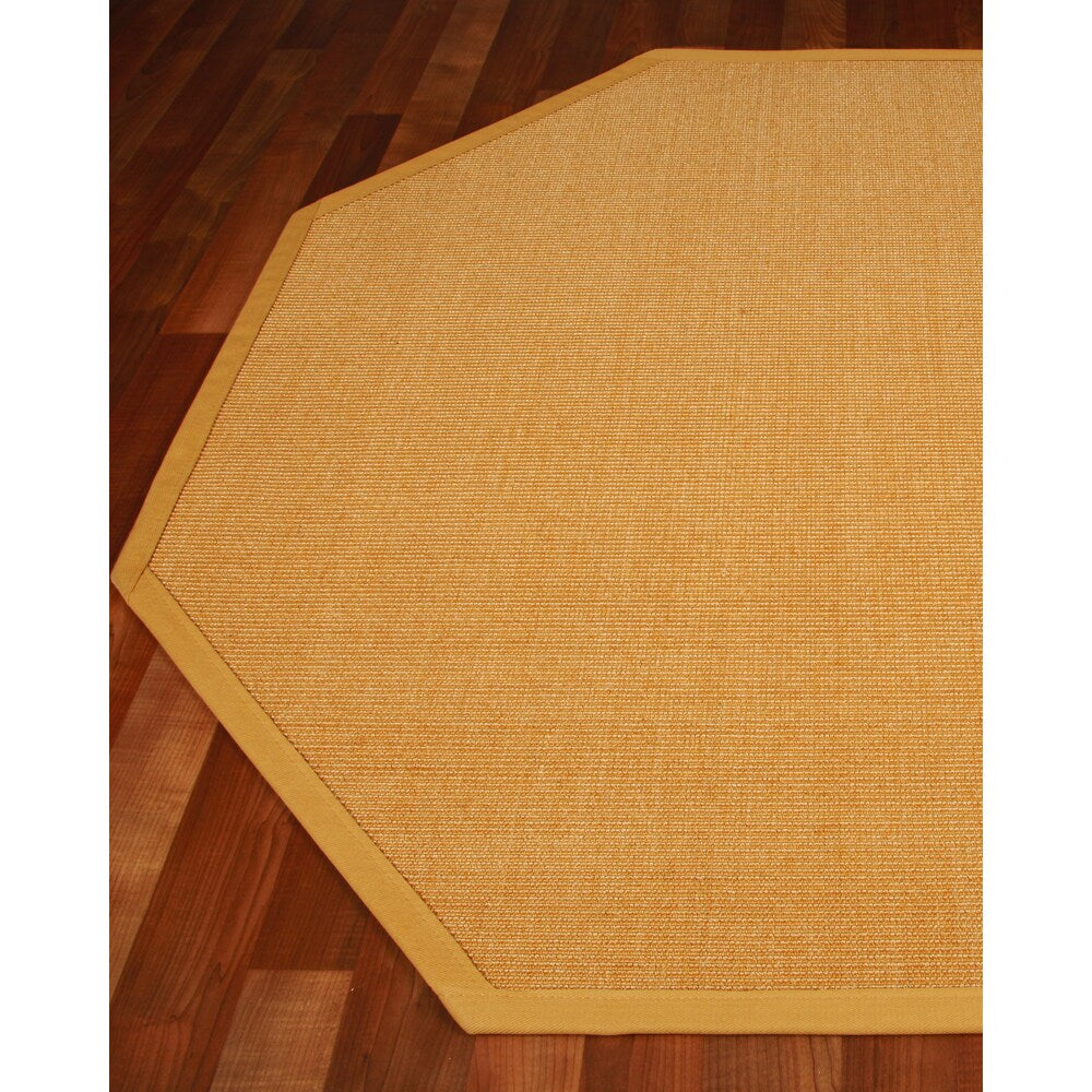 Roma (7' x 7') Octagon Sisal Rug - Tan - 7' x 7'