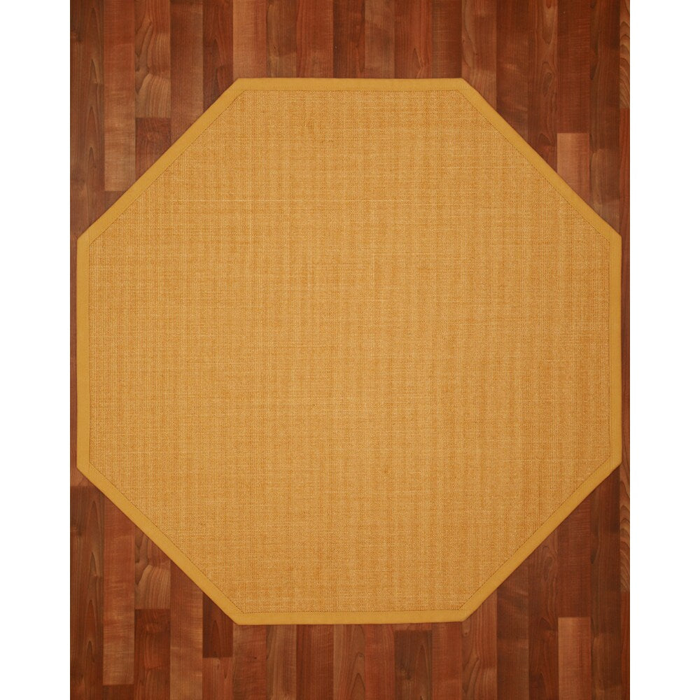 Roma (7' x 7') Octagon Sisal Rug - Tan - 7' x 7'