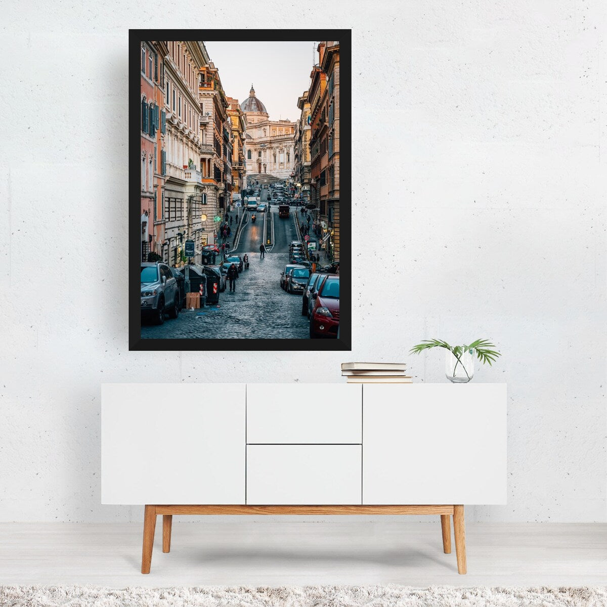 Rome Lazio Italy Via Panisperna Monti Photography Art Print/Poster