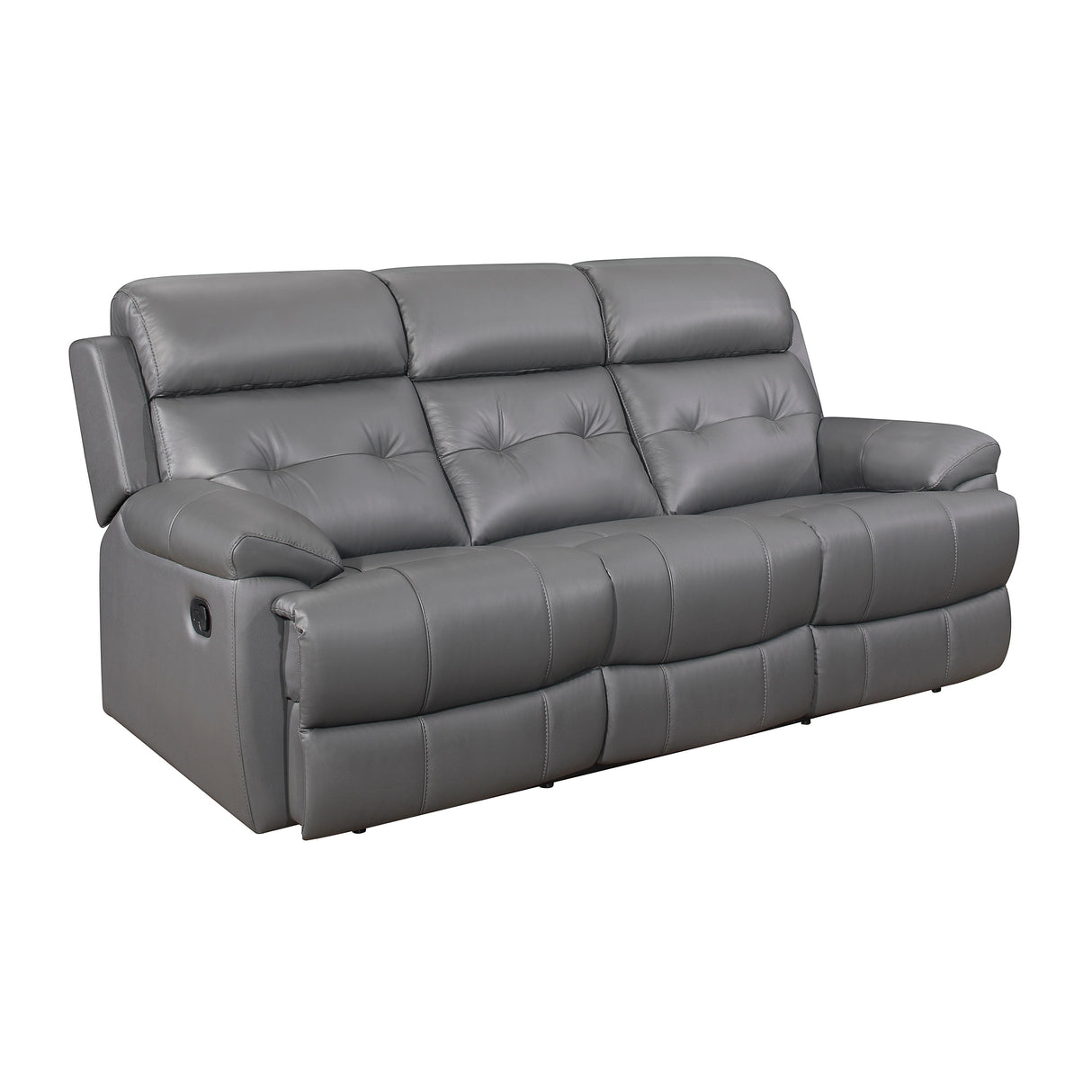 Romilly Leather Match Manual Reclining Sofa