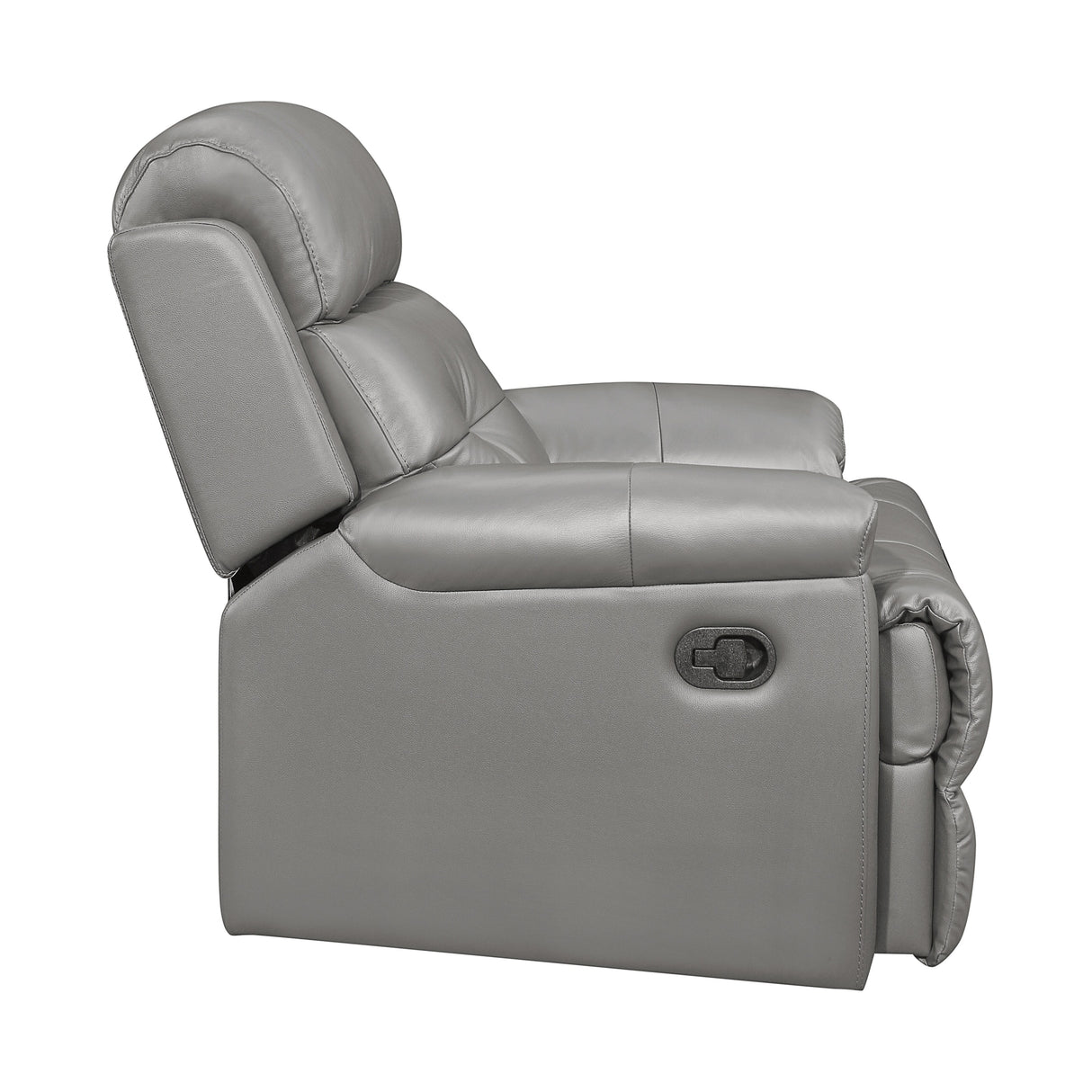 Romilly Leather Match Manual Reclining Sofa