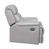 Romilly Leather Match Manual Reclining Sofa