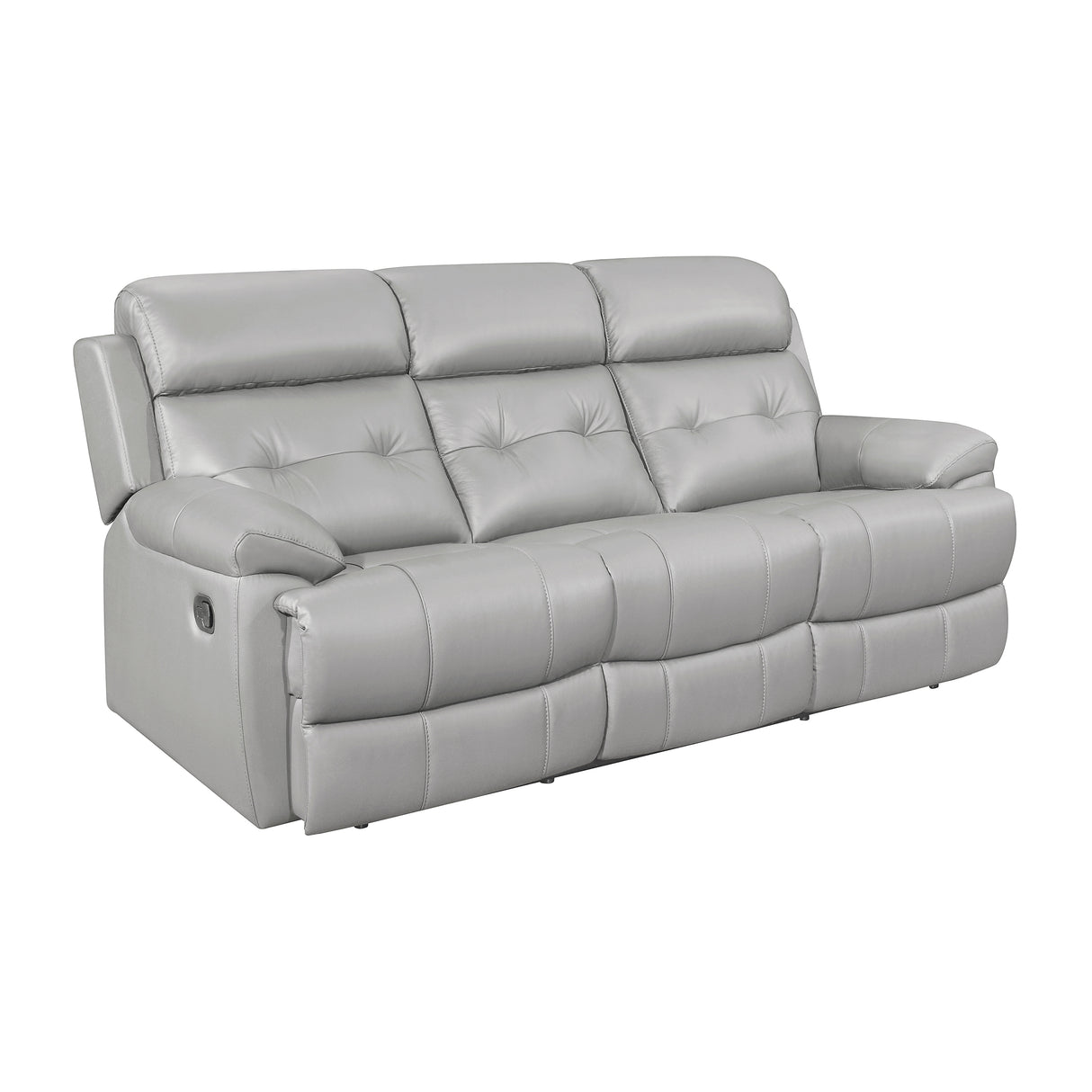 Romilly Leather Match Manual Reclining Sofa