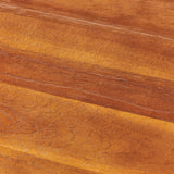 Ronan Wood Rustic Metal End Table by Christopher Knight Home