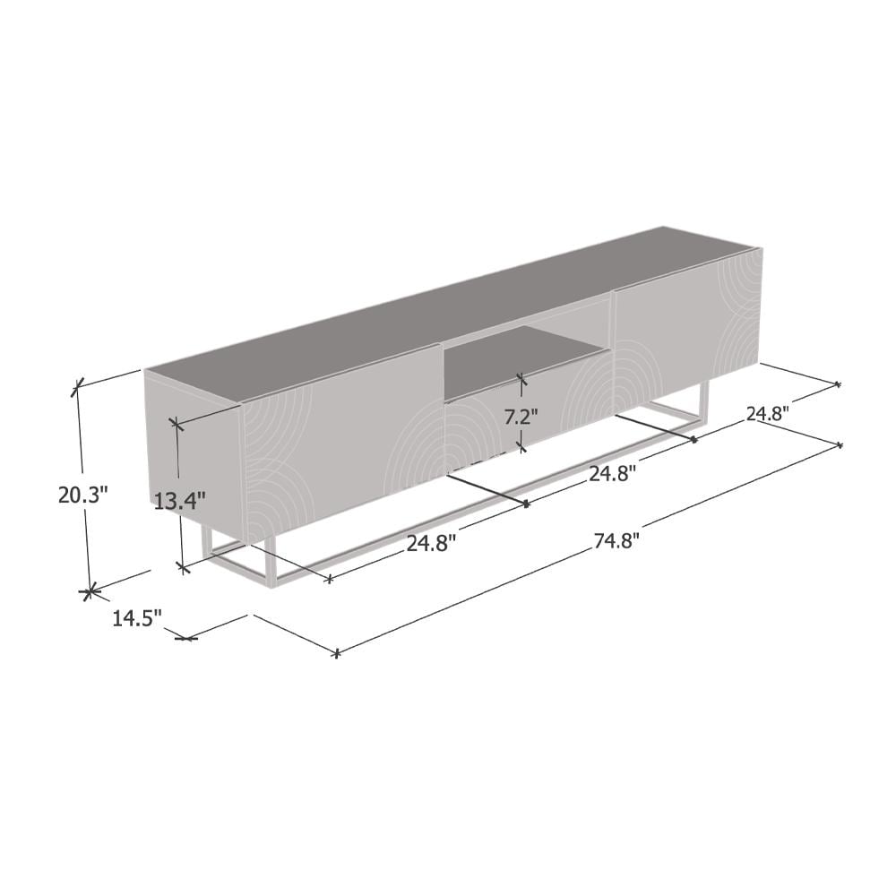 Ronda 01 75" TV Stand