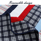 Ronnie Varsity Striped Quilt Bedding and Sham Set