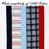 Ronnie Varsity Striped Quilt Bedding and Sham Set