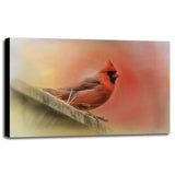 Rooftop Visitor Cardinal-JAIJOH140366 Print 13.25"x20" by Jai Johnson