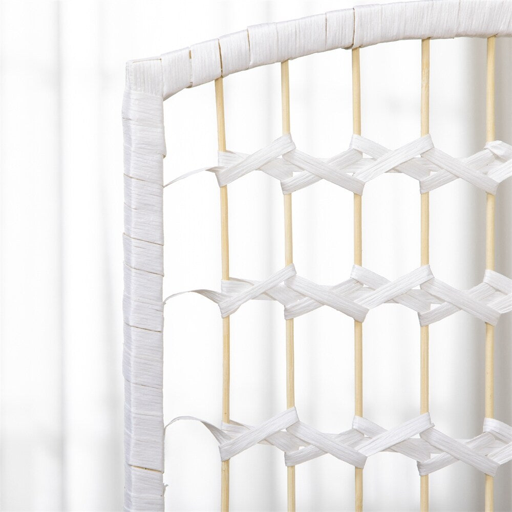 Room Divider,Folding Privacy Screen,Room Separator,Wave Fiber Divider
