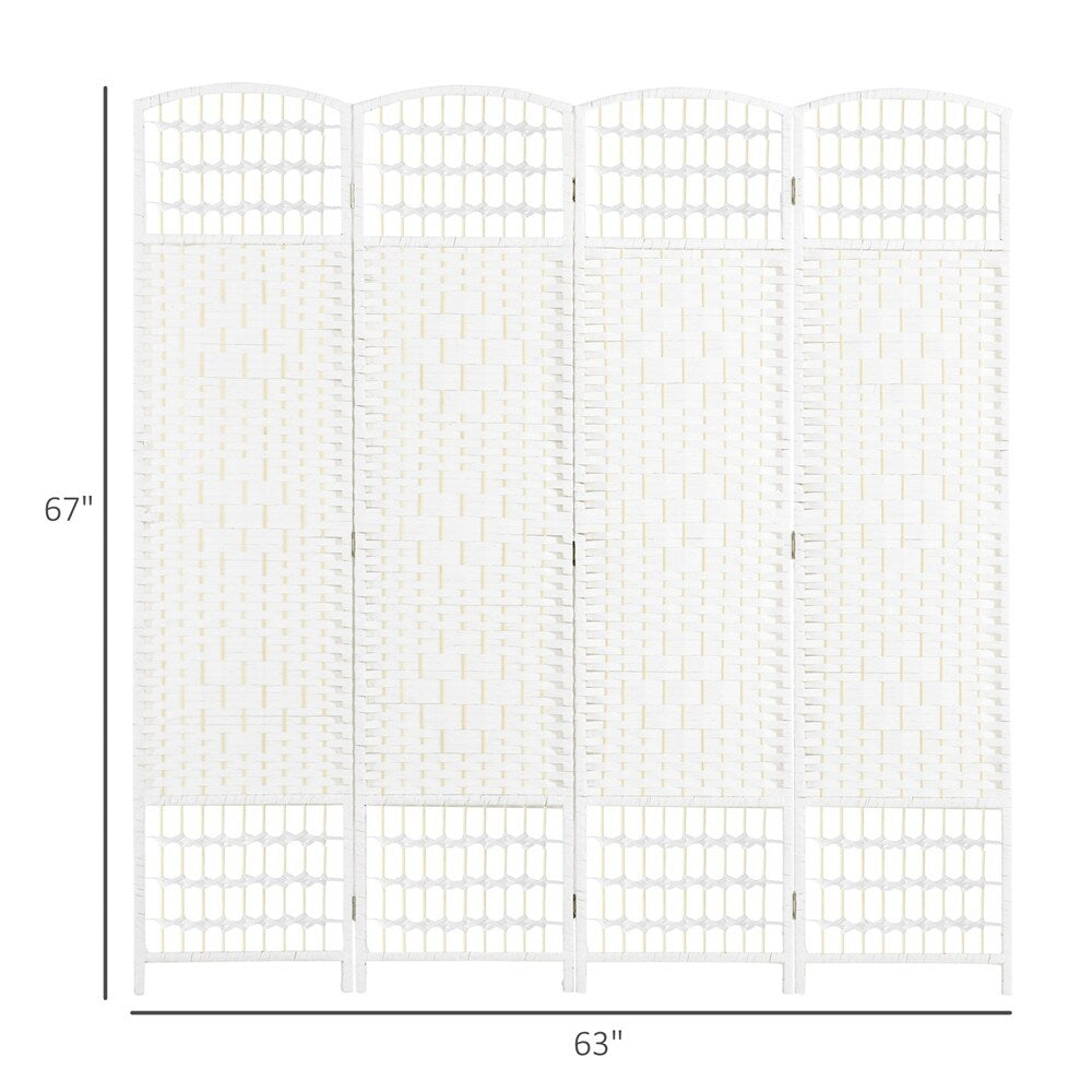 Room Divider,Folding Privacy Screen,Room Separator,Wave Fiber Divider