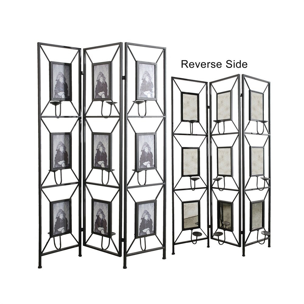 Room Photo Frames Screen Divider Screens, 3 Panel Decorative Screen