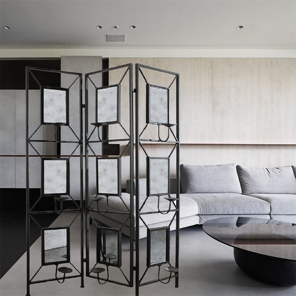 Room Photo Frames Screen Divider Screens, 3 Panel Decorative Screen