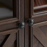 Roomfitters 2 Doors Cabinet Large Buffet Sideboard Cabinet, Bar Wine Cabinet, Coffee Bar Wine Bar Storage Cabinet