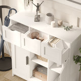 Roomfitters Morden Buffet Sideboard Cabinet with doors and drawers, Coffee Bar Cabinet, Sideboard with Storage