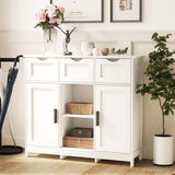 Roomfitters Morden Buffet Sideboard Cabinet with doors and drawers, Coffee Bar Cabinet, Sideboard with Storage