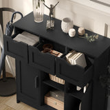 Roomfitters Morden Buffet Sideboard Cabinet with doors and drawers, Coffee Bar Cabinet, Sideboard with Storage