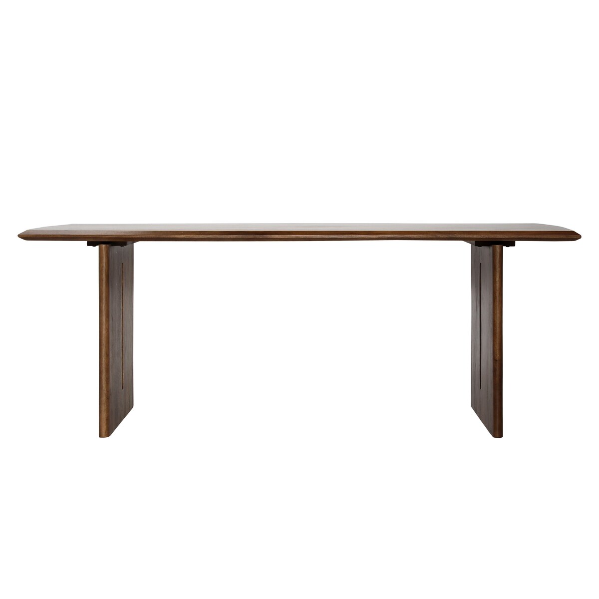Raven 83" Wide Mango Dining Table, Brown