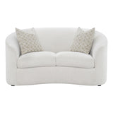 Rory Latte 3-piece Upholstered Sloped Arms Living Room Set