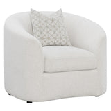 Rory Latte 3-piece Upholstered Sloped Arms Living Room Set