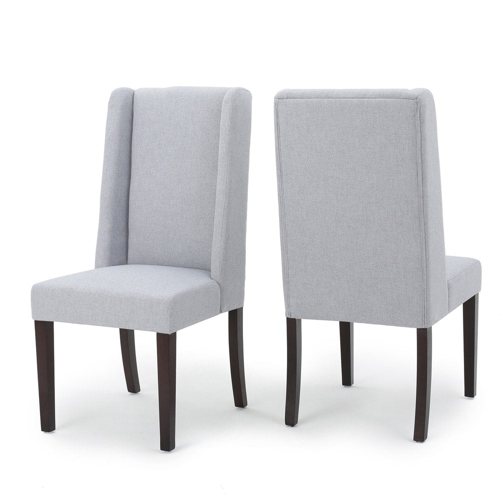 Rory Contemporary Fabric Wingback Dining Chair (Set of 2)