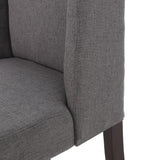 Rory Contemporary Fabric Wingback Dining Chair (Set of 2)