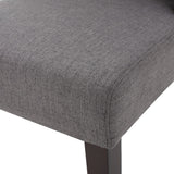 Rory Contemporary Fabric Wingback Dining Chair (Set of 2)