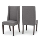 Rory Contemporary Fabric Wingback Dining Chair (Set of 2)