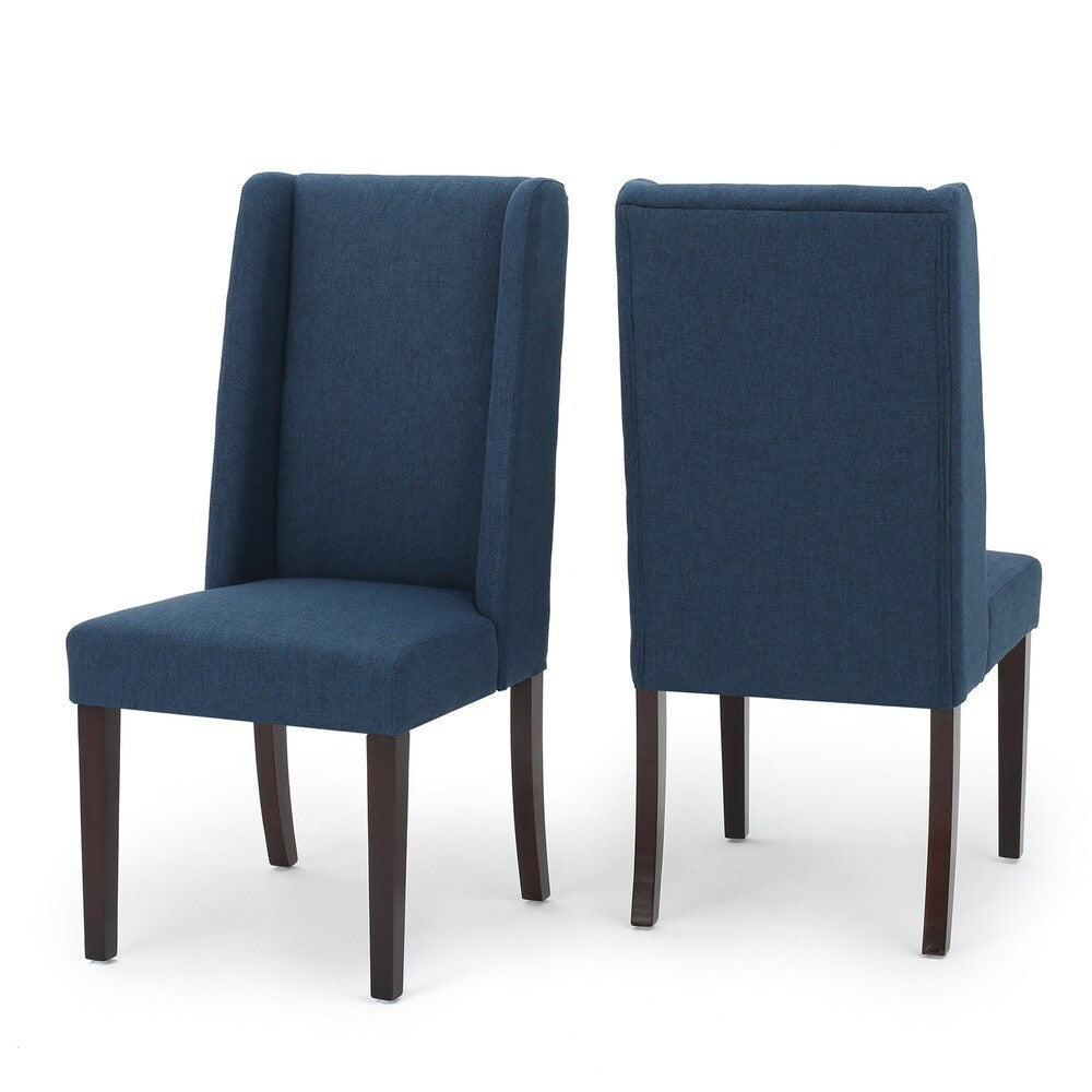 Rory Contemporary Fabric Wingback Dining Chair (Set of 2)