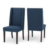 Rory Contemporary Fabric Wingback Dining Chair (Set of 2)