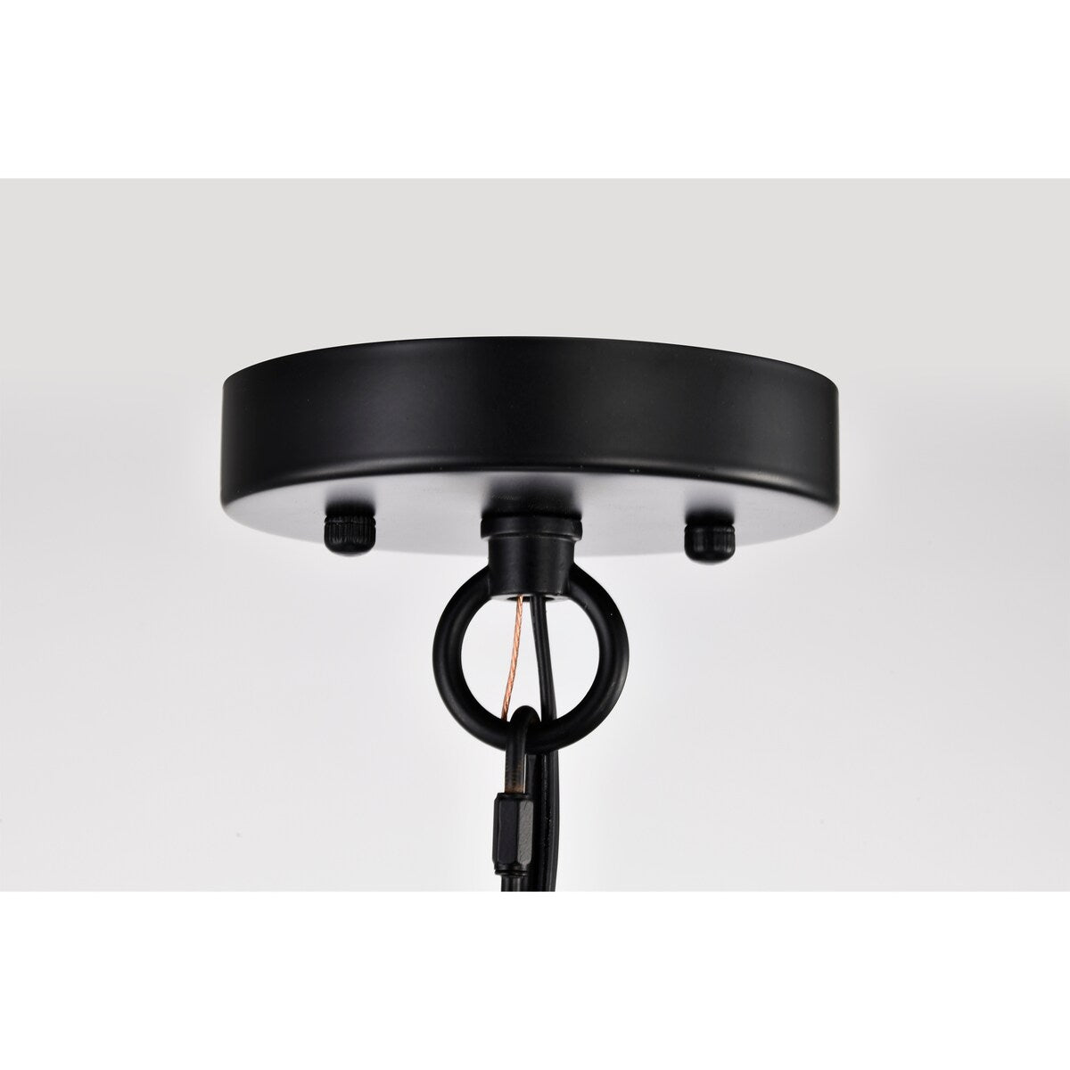 Rosalynne 28-Inch 9-Light Black Finish 2-Tier Drip Cup Candelabra Chandelier Ceiling Light