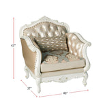 Rose Gold Chair with Nail Head Trim