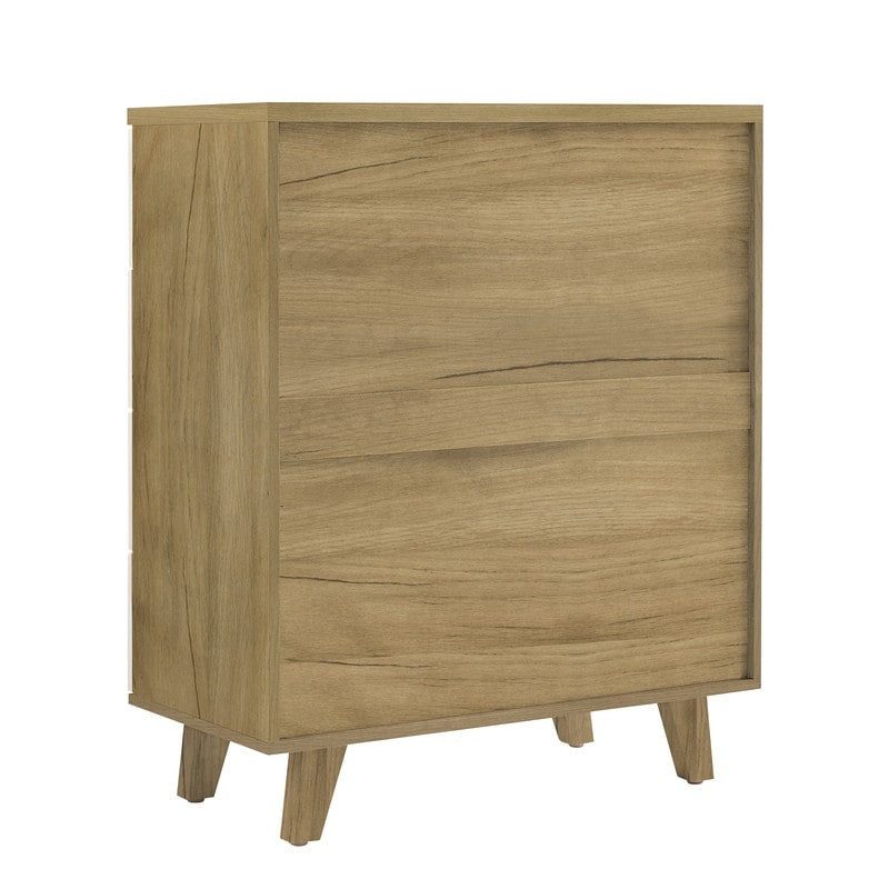 Rosewood White 4-Drawer Chest Storage Cabinet Dresser Organizer