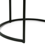 Rosher Modern Industrial Handcrafted Mango Wood Nested Tables (Set of 3) by Christopher Knight Home