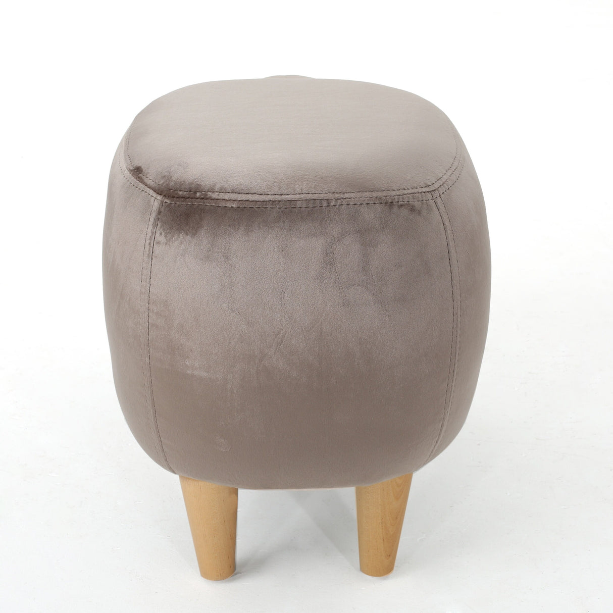 Rosie Velvet Elephant Ottoman by Christopher Knight Home