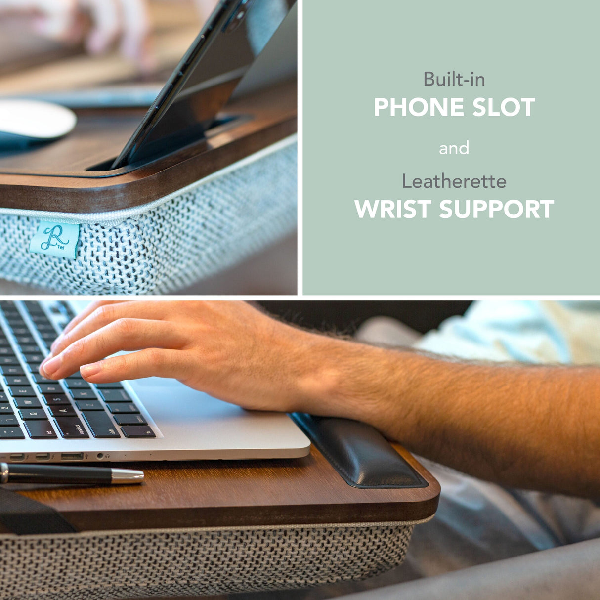 Rossie Home Premium Wood Lap Desk