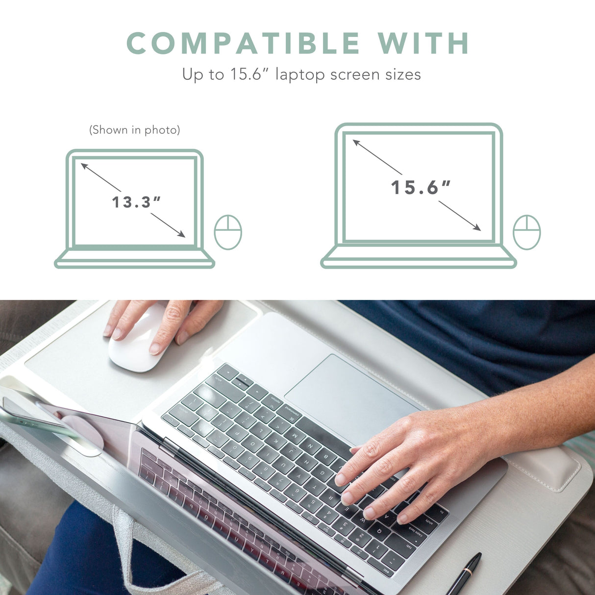 Rossie Home Premium Wood Lap Desk