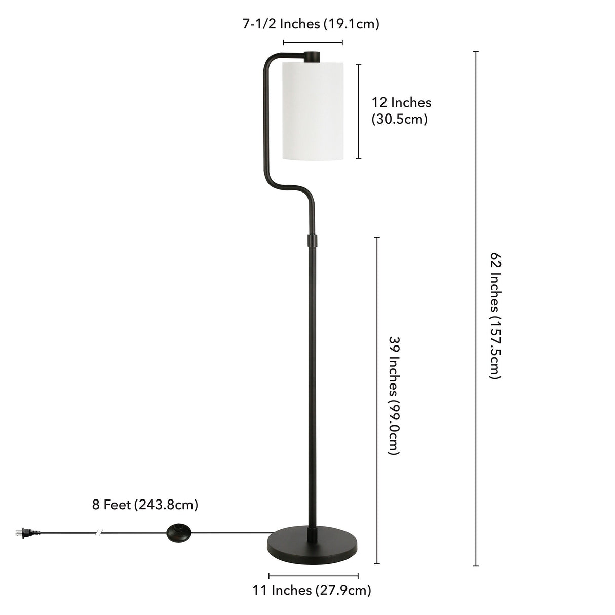 Rotolo 62" Floor Lamp