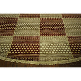 Roud Multicolor High Kpsi Super Fine Gabbeh Hand-knotted Wool Area Rug (8'2 x 8'2)