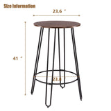 Bar Table Pub Table Bar Height Table Tall Bistro Round Bar Dining Table