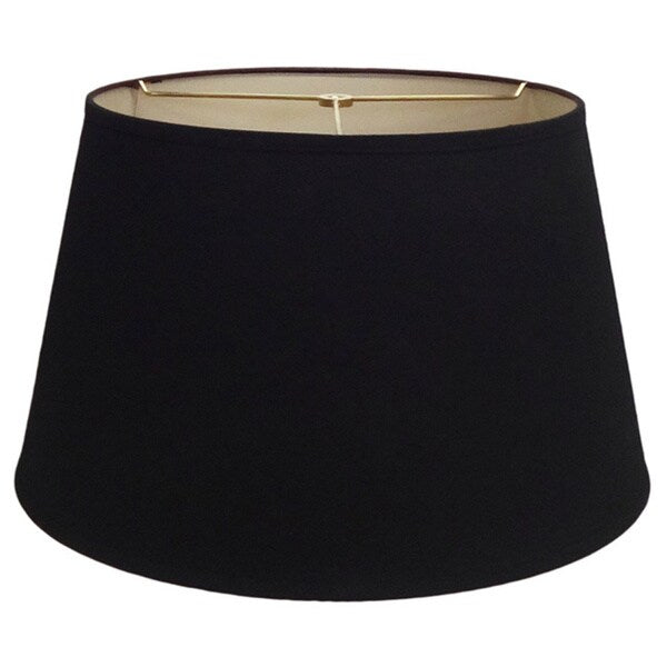 Round Black Hardback Shade