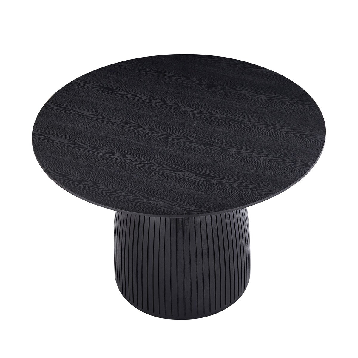 Round Dining Table Kitchen Table Small Space Dining Table MDF for 4-6 People - D 47.24" x H 49.63"