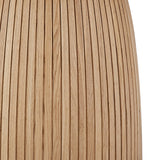 Round Dining Table Modern Wood Kitchen Table 47.24" Circular Tabletop for Leisure Coffee Table OAK.