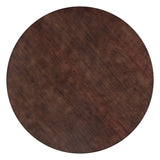 Round Dining Table Set for 4 - 42" Round Dining Table and 4 Decorative Back Upholstered Chairs
