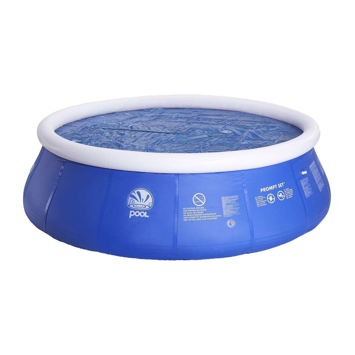 Round Floating Solar Swimming Pool Cover - 6.25' - Blue