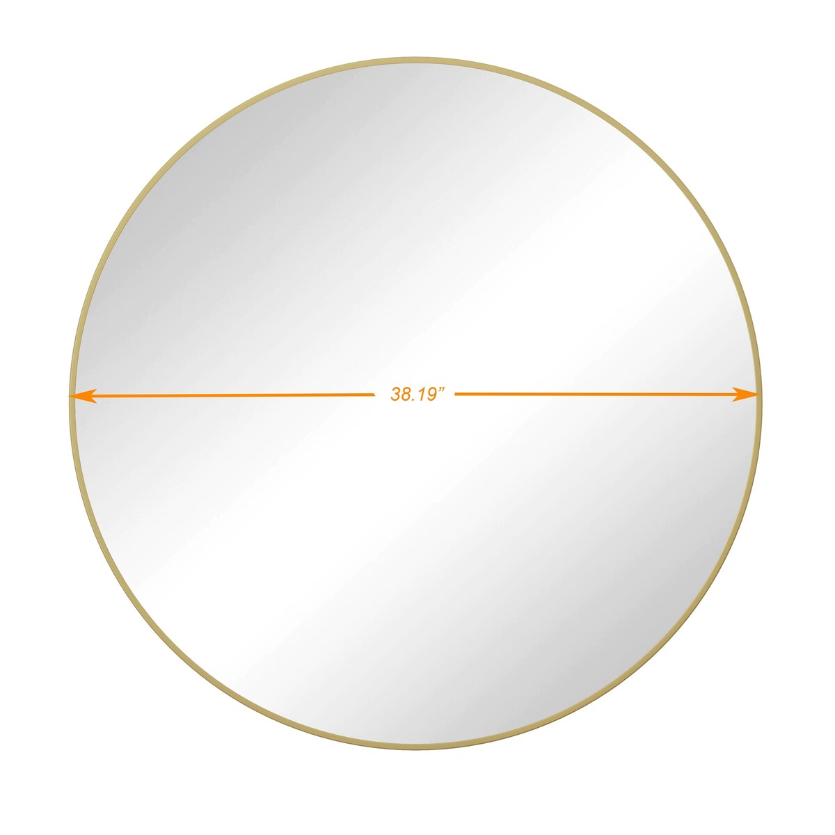 Round Framed Wall-Mounted Anti-fog Mirror